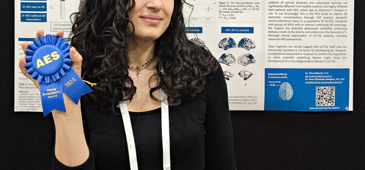 Dr. Alice Ballerini receives the AES Young Investigator Award